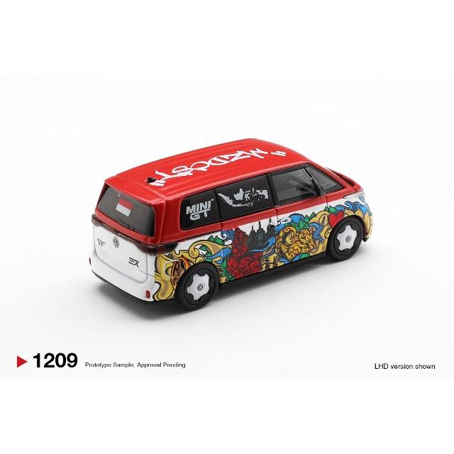 【未開封品】MINI GT ブリスタータイプ2台セット TSM ミニGT 1/64 フォルクスワーゲン ID.Buzz ミズデザイン (左