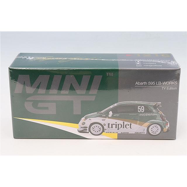 TSM ミニGT 1/64 アバルト 595 LB-WORKS TYエディション (右ハンドル