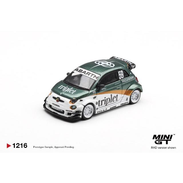 TSM ミニGT 1/64 アバルト 595 LB-WORKS TYエディション (右ハンドル