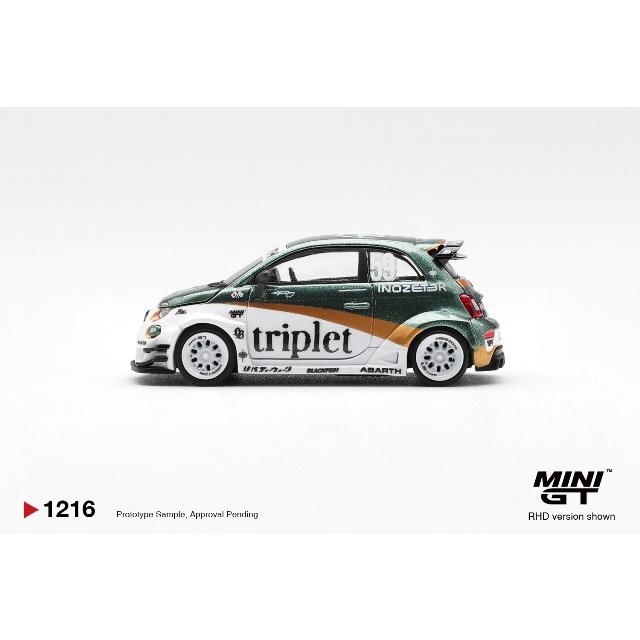 TSM ミニGT 1/64 アバルト 595 LB-WORKS TYエディション (右ハンドル