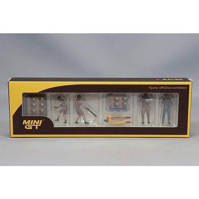 TSM ミニGT 1/64 フィギュア UPS ドライバー&ワーカーズ : キッド