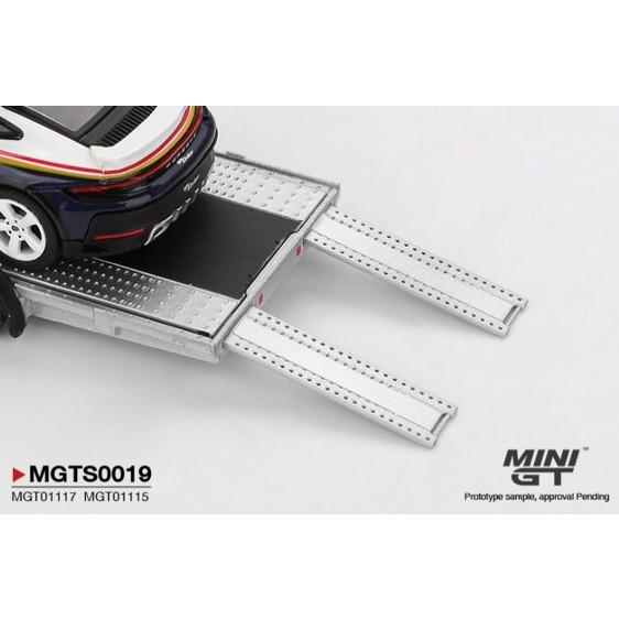 TSM ミニGT 1/64 ポルシェ 911 ダカール #718 & フォルクスワーゲン ID