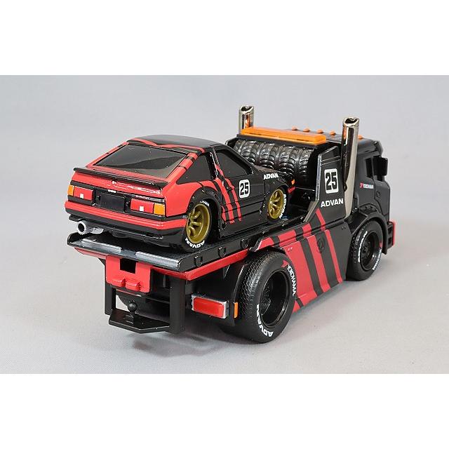 マイスト 1/64 JDM フラットベッド トランスポーター & 1983
