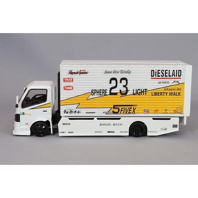 1/64 PEAKO カスタムトラック　2台セット PEAKO 1/64 ウイング カスタム トラック ”LB-WORKS トラック