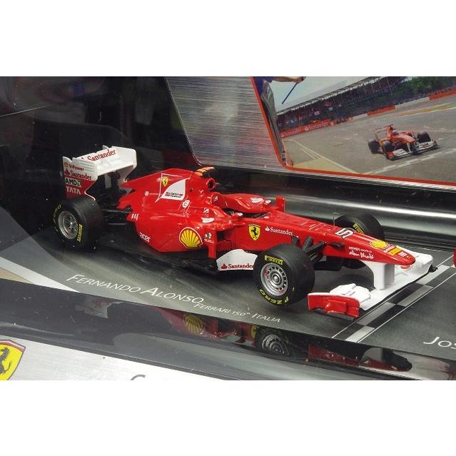ミニカー/完成品 マテル 1/43 フェラーリ F1 イギリスGP ウィナー 2台