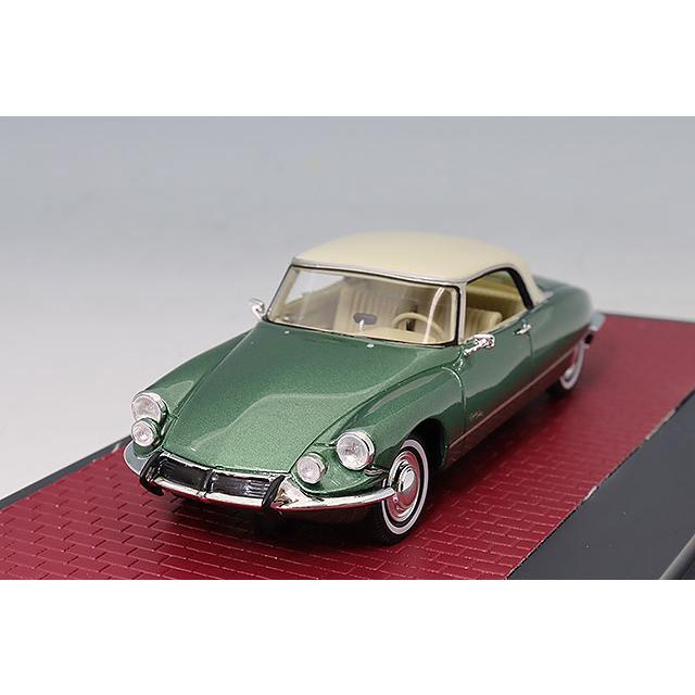 MATRIX 1/43 シトロエン DS21 グランドパラス クーペ 1971 アイボリー/メタリックグリーン | 