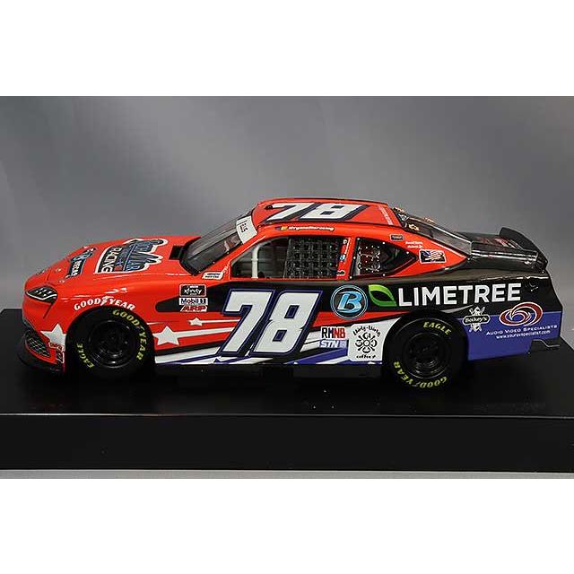 ライオネルレーシング 1/24 トヨタ スープラ リッチマーフローリスト/サークルBダイキャスト 2021 NASCAR Xfinityシリーズ #78 R.エリス 【フードオープン】の画像