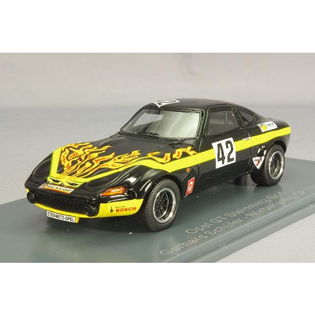 ミニカー/完成品 NEO 1/43 オペル GT シュタインメッツ Gr.4 1971 ニュルブルクリングGP #42 G.Schuler