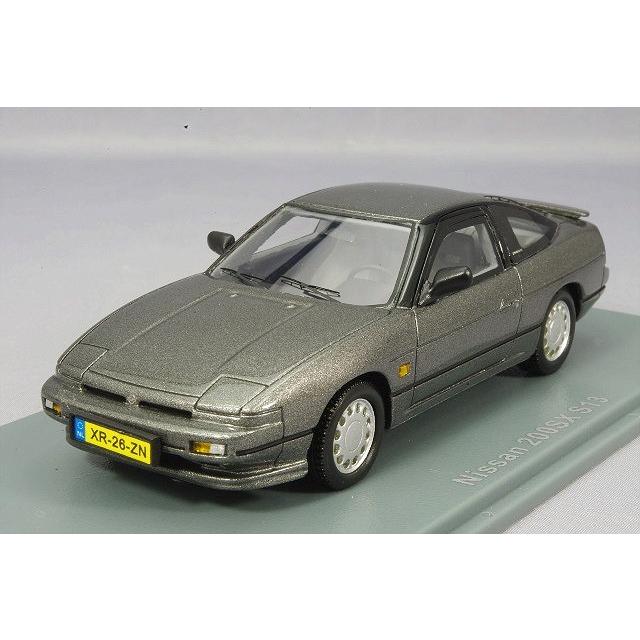 ミニカー/完成品 NEO 1/43 日産 200SX S13 1991-94 メタリックグレー