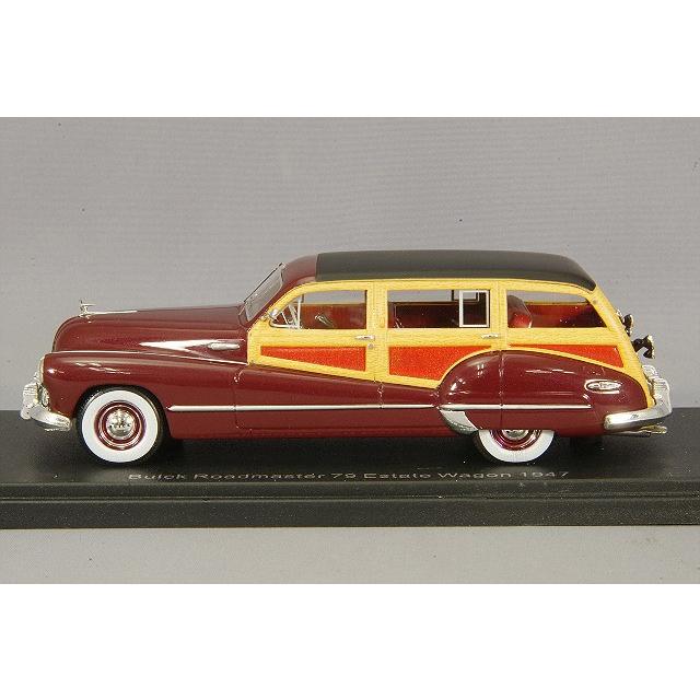 ミニカー/完成品 NEO 1/43 ビューイック ロードマスター 79 エステートワゴン 1947 ダークレッド/木目の画像