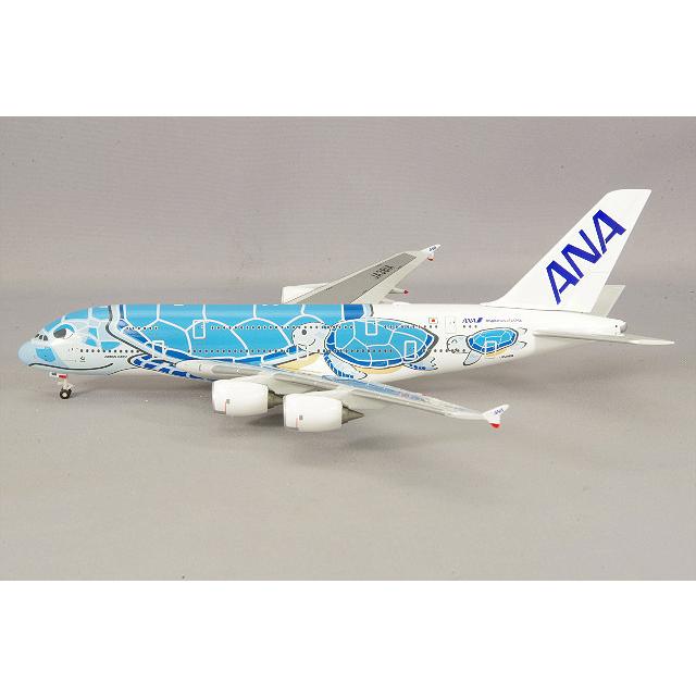 全日空商事 1/400 エアバス A380 ANA JA381A FLYING HONU ブルー Wi-Fi 