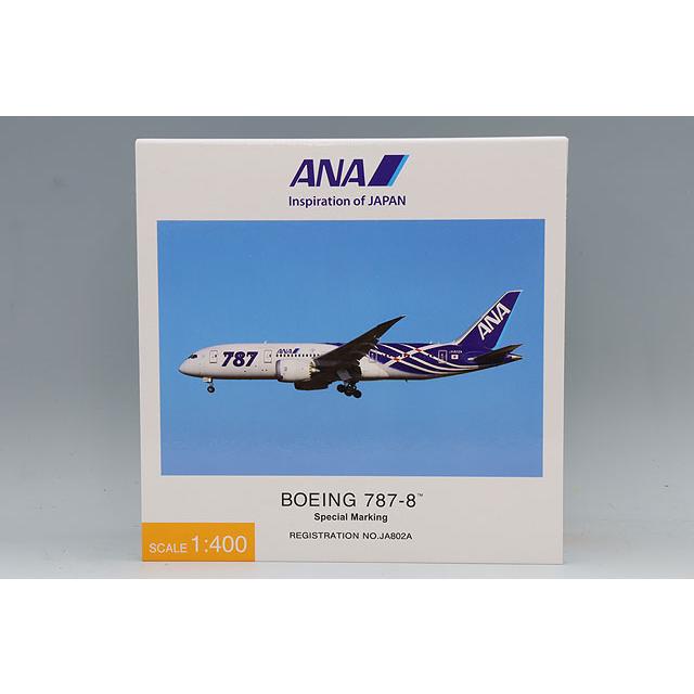 [専用出品]J.NK 全日空商事 1/400 ボーイング 787-8 JA802A 特別塗装 【ABS樹脂製