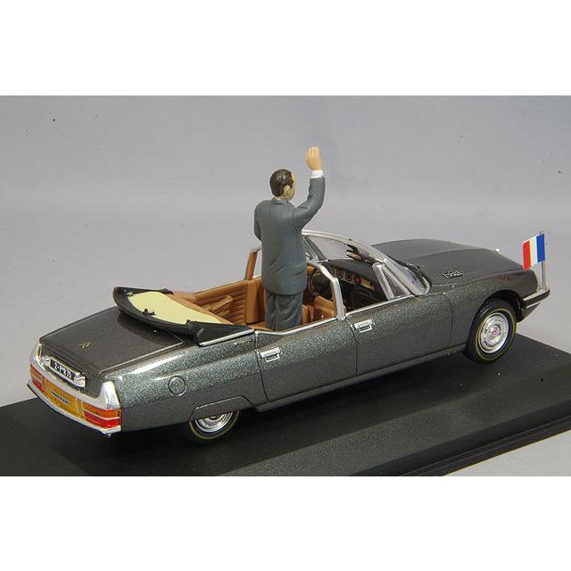 ミニカー/完成品 ノレブ 1/43 シトロエン SM 1995 大統領公用車 シラク大統領フィギュア付_2