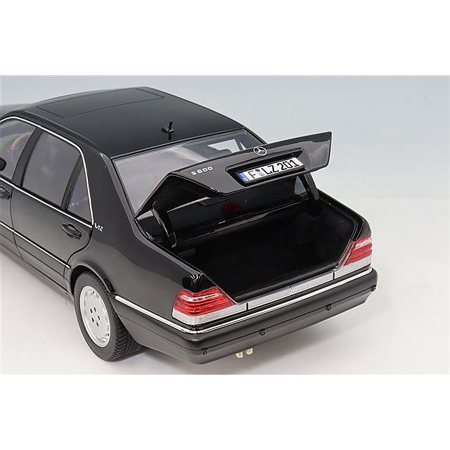 ノレブ 1/18 メルセデスベンツ S600 1997 メタリックオブシディアン