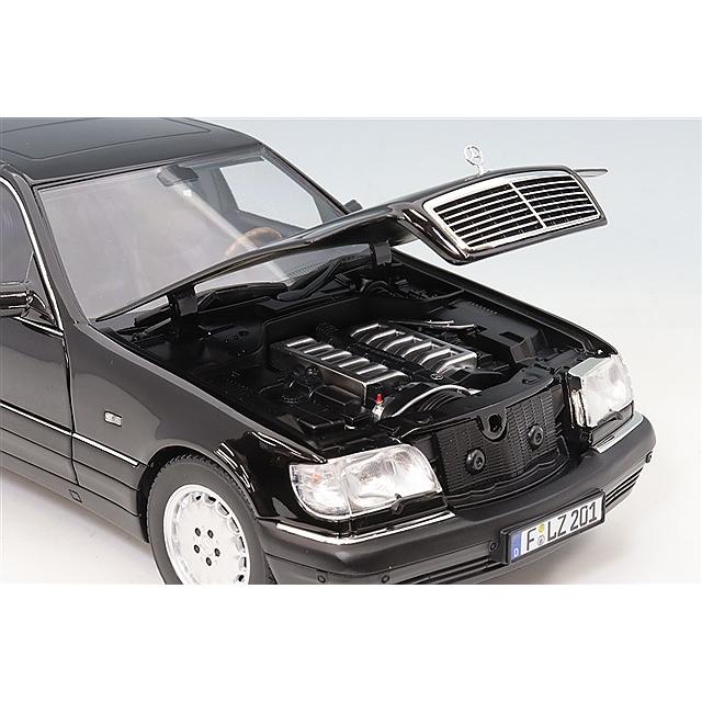 ノレブ 1/18 メルセデスベンツ S600 1997 メタリックオブシディアン