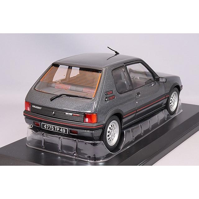 ノレブ 1/18 プジョー 205 GTi 1.6 1988 グラファイトグレー : キッド