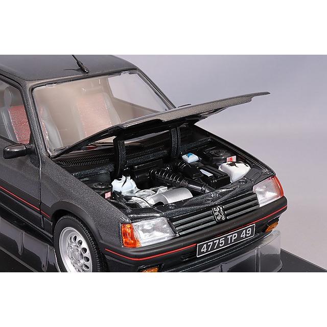 【超レア】　1/18 プジョー 205CTI ノレブ 1/18 プジョー 205 GTi 1.6 1988 グラファイトグレー : キッド