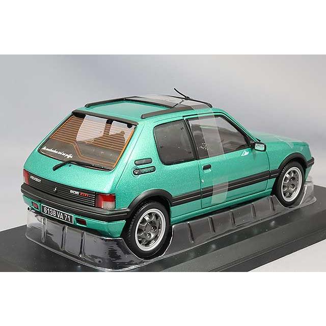 ノレブ 1/18 プジョー 205 GTi Griffe 1991 グリーン ルーフウィンドウの画像