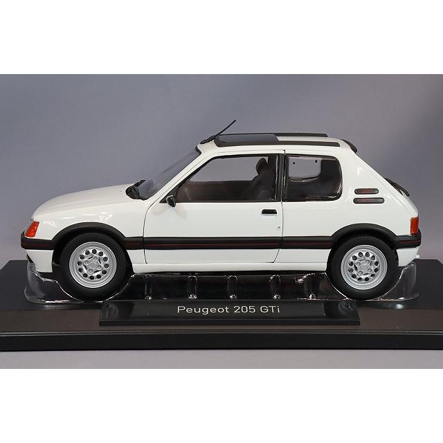 ミニカー/完成品 ノレブ 1/18 プジョー 205 GTI 1.6 1988 ホワイトの画像