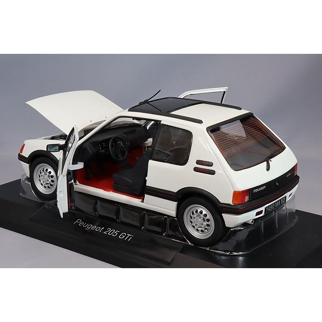 ミニカー/完成品 ノレブ 1/18 プジョー 205 GTI 1.6 1988 ホワイトの画像