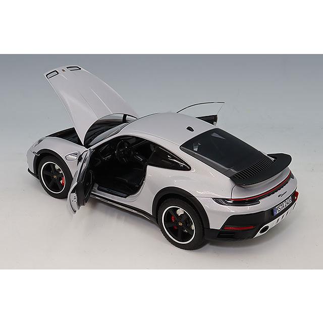 当時物　1/18 ミニカー　NOREV　ノレブ　ポルシェ911ターボ　カブリオレ ノレブ 1/18 ポルシェ 911 ダカール 2023 メタリックアイスグレー