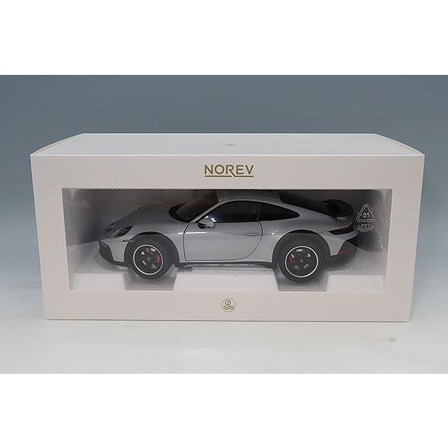 当時物　1/18 ミニカー　NOREV　ノレブ　ポルシェ911ターボ　カブリオレ ノレブ 1/18 ポルシェ 911 ダカール 2023 メタリックアイスグレー