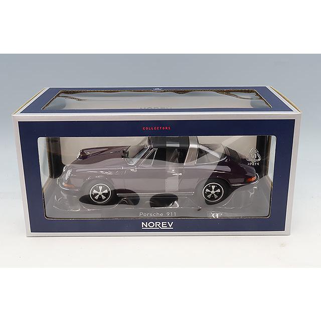 当時物　1/18 ミニカー　NOREV　ノレブ　ポルシェ911ターボ　カブリオレ ノレブ 1/18 ポルシェ 911 Eタルガ 1971 バイオレット : キッド