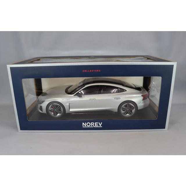 ミニカー/完成品 ノレブ 1/18 アウディ RS e-tron GT 2021 シルバー