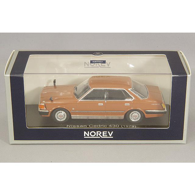 ミニカー/完成品 ノレブ 1/43 日産 セドリック 430 1979 マルーン