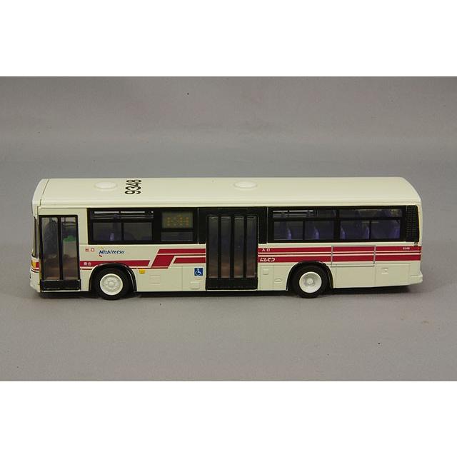 【新品未使用】バスミニカー　マグネット　4台セット ミニカー/完成品 ワンマイル 1/80 西鉄一般路線バス 赤バス 100円循環