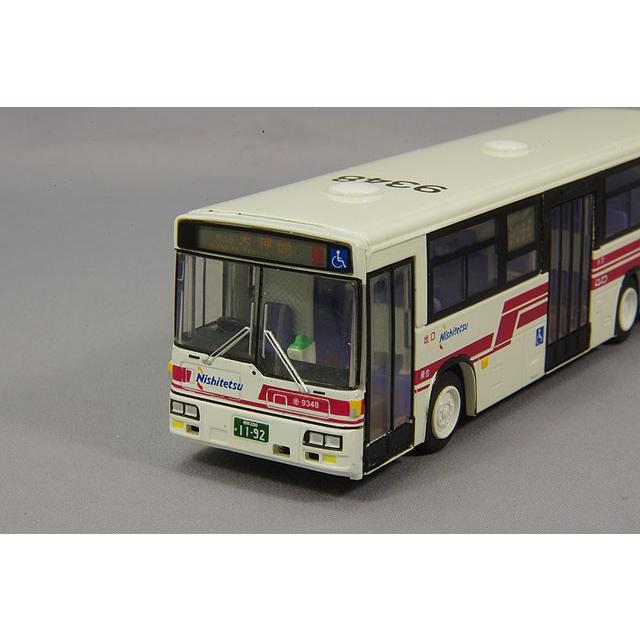 この写真 ミニカー/完成品 ワンマイル 1/80 西鉄一般路線バス 赤バス 100円循環