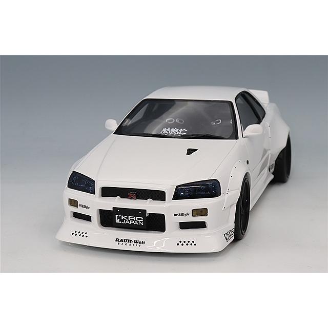 オットー 1/18 日産 スカイライン GT-R (BNR34) by KRC 2019 ホワイト