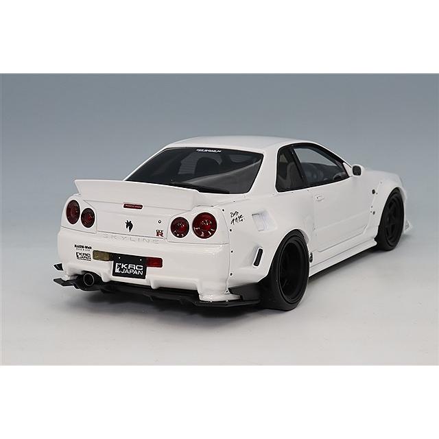 オットー 1/18 日産 スカイライン GT-R (BNR34) by KRC 2019 ホワイト