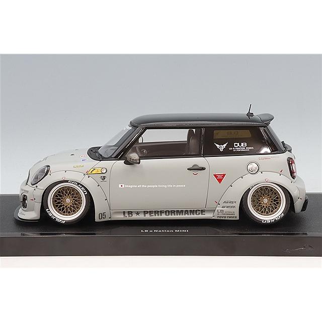 オットー 1/18 LB-WORKS LB Nation ミニ クーパー R56 2015 グレー