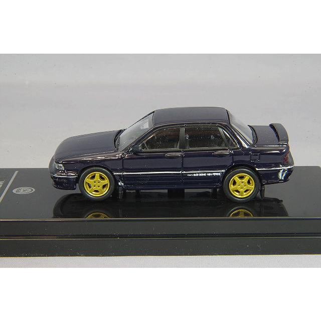 ミニカー/完成品 PARA64 1/64 三菱 ギャラン VR-4 コズミックブルー 左