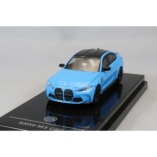 ミニカー/完成品 PARA64 1/64 BMW M3 G80 2020 マイアミブルー 左