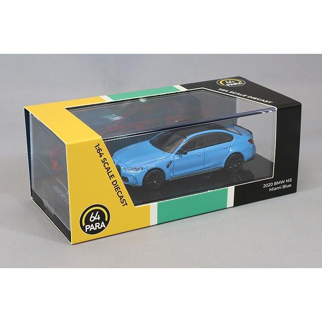 ミニカー/完成品 PARA64 1/64 BMW M3 G80 2020 マイアミブルー 左