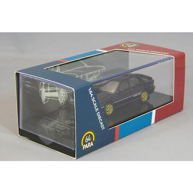 【4個セット】ミニカーセット SAMBAR VR BLUE LIMITED 他 ミニカー/完成品 PARA64 1/64 三菱 ギャラン VR-4 コズミックブルー 右