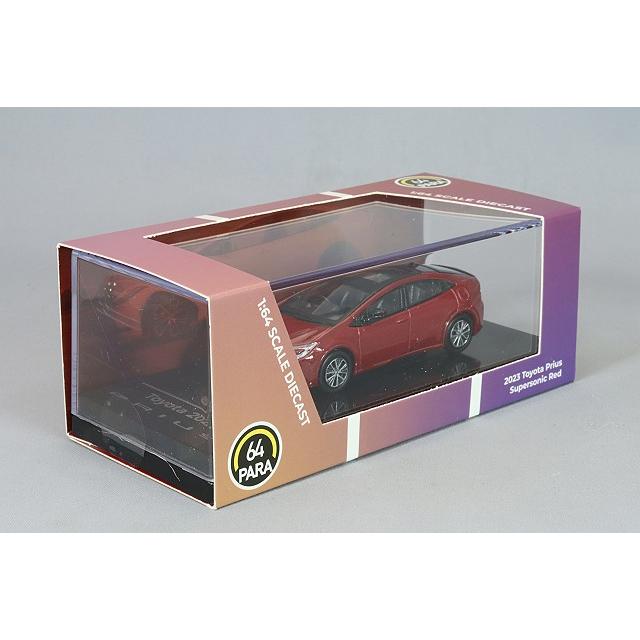 PARA64 1/64 トヨタ プリウス 2023 スーパーソニックレッド (右