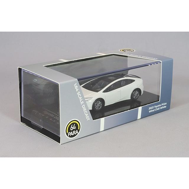 PARA64 1/64 トヨタ プリウス 2023 ウインドチルホワイト (右