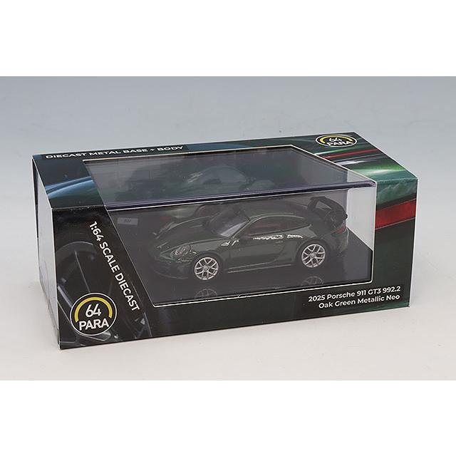 PARA64 1/64 ポルシェ 911 GT3 (992.2) 2025 オークグリーンメタリック