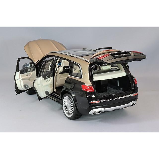 パラゴン 1/18 メルセデス マイバッハ GLS 600 ゴールド/ブラック 左