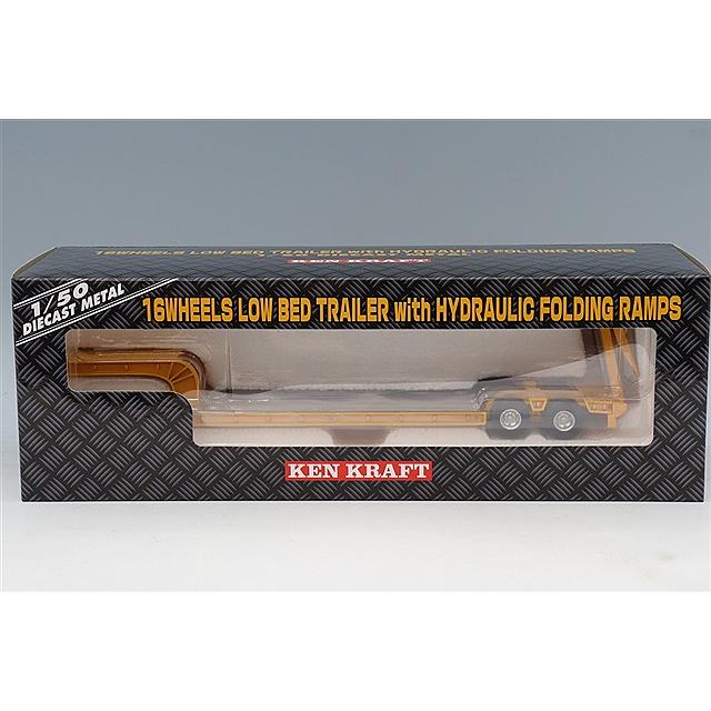 1/50ケンクラフト　プロフィアSS 16輪中低床トレーラー自動あゆみ　ブラック 1/50ケンクラフトプロフィアSS 16輪中低床トレーラー自動あゆみブラック