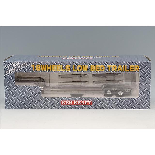 プラッツ/ケンクラフト 1/50 16輪 中低床重量物運搬用トレーラー