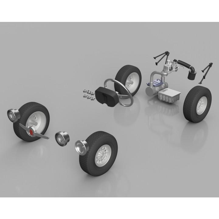 PLUSALFA 3DCAD/3Dプリンタ プロダクト 1/24 A695SS ディテールアップ