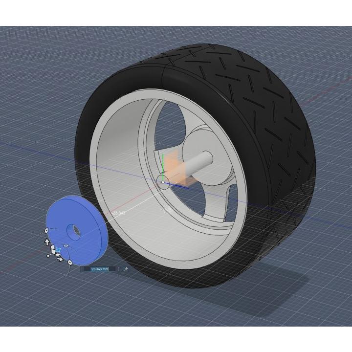 PLUSALFA 3DCAD/3Dプリンタ プロダクト 1/24スケール ランエボ5