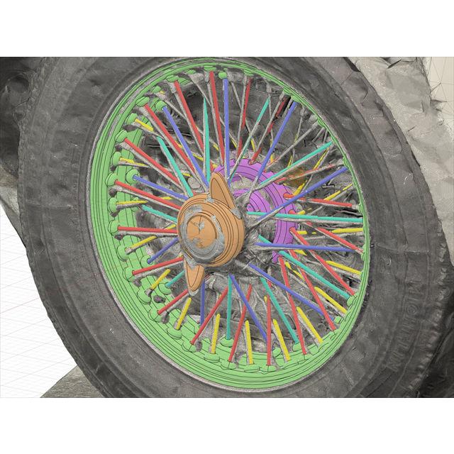 PLUSALFA 3DCAD/3Dプリンタ プロダクト 1/24 かっぱ式 ワイヤー