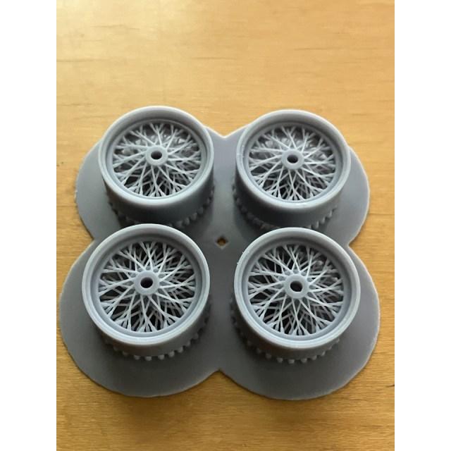 PLUSALFA 3DCAD/3Dプリンタ プロダクト 1/24 一体ワイヤーホイール