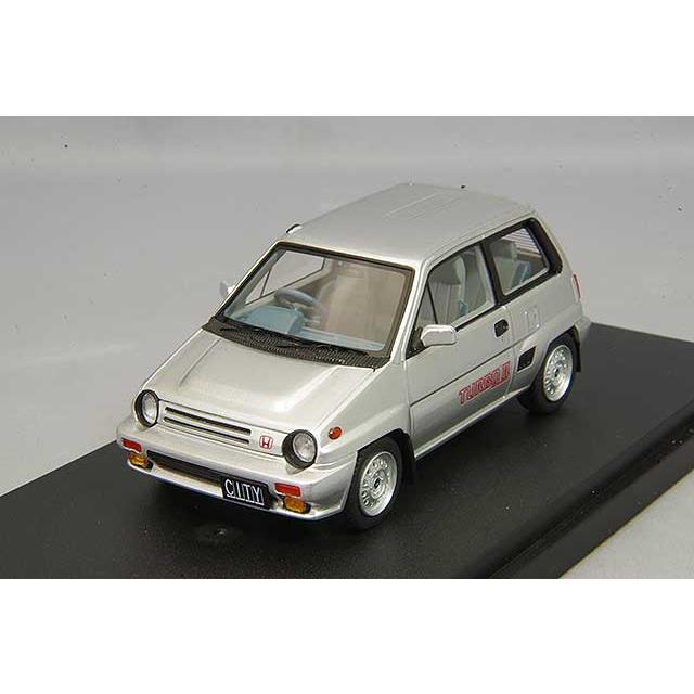 MARK43 1/43 ホンダ シティ ターボ II クオーツシルバーメタリック 