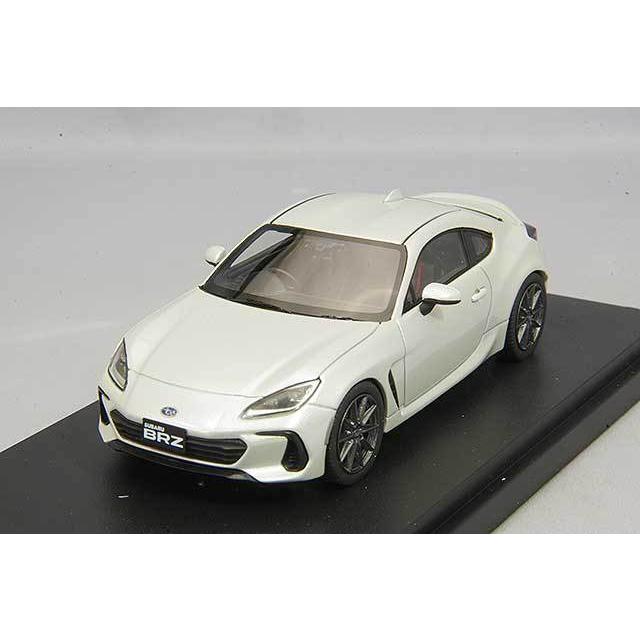 スバル　BRZ クリスタルホワイトパール　1/43ミニカ ミニカー/完成品 MARK43 1/43 スバル BRZ 2021 クリスタル